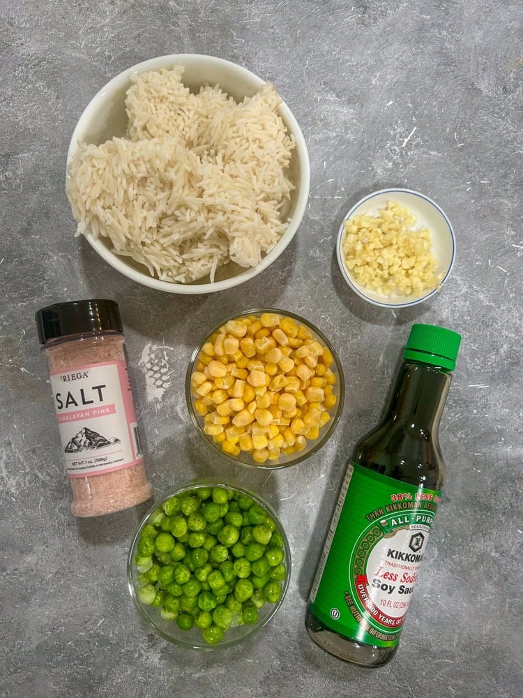 Fried Rice Ingredients