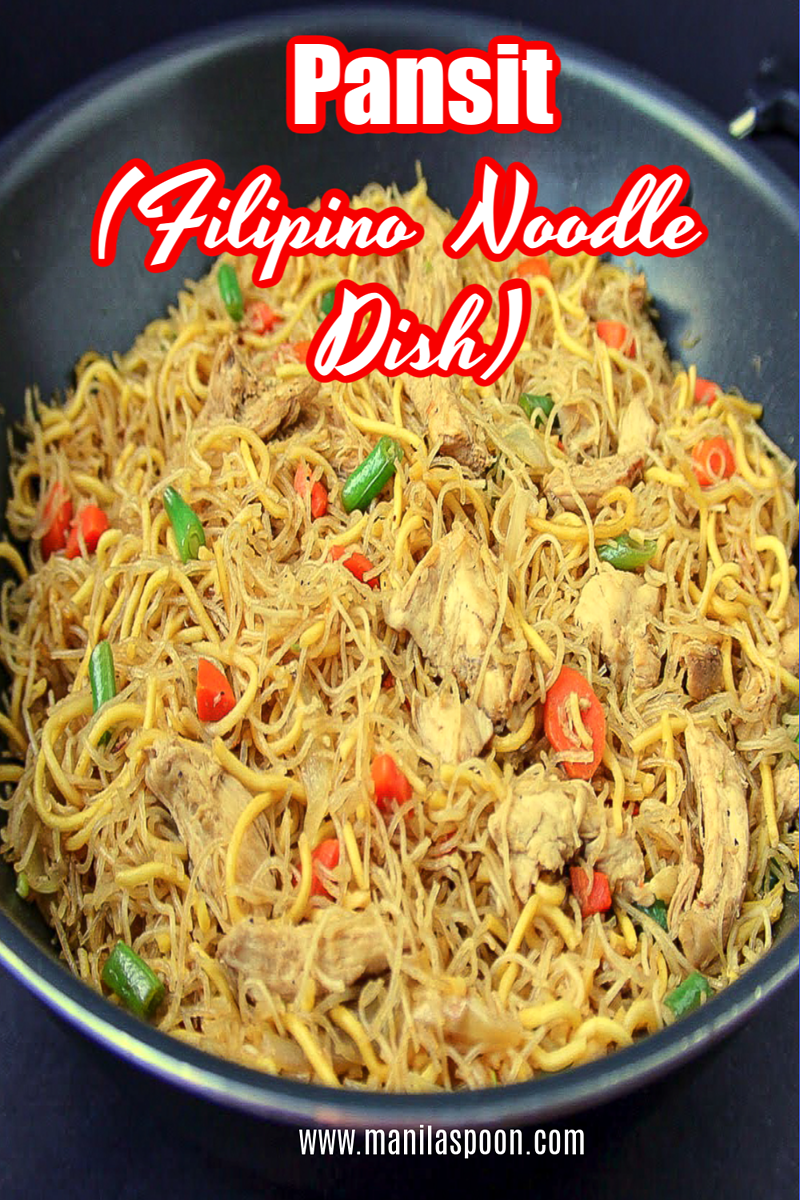 Pancit / Pansit (Philippine Noodle Dish) Manila Spoon