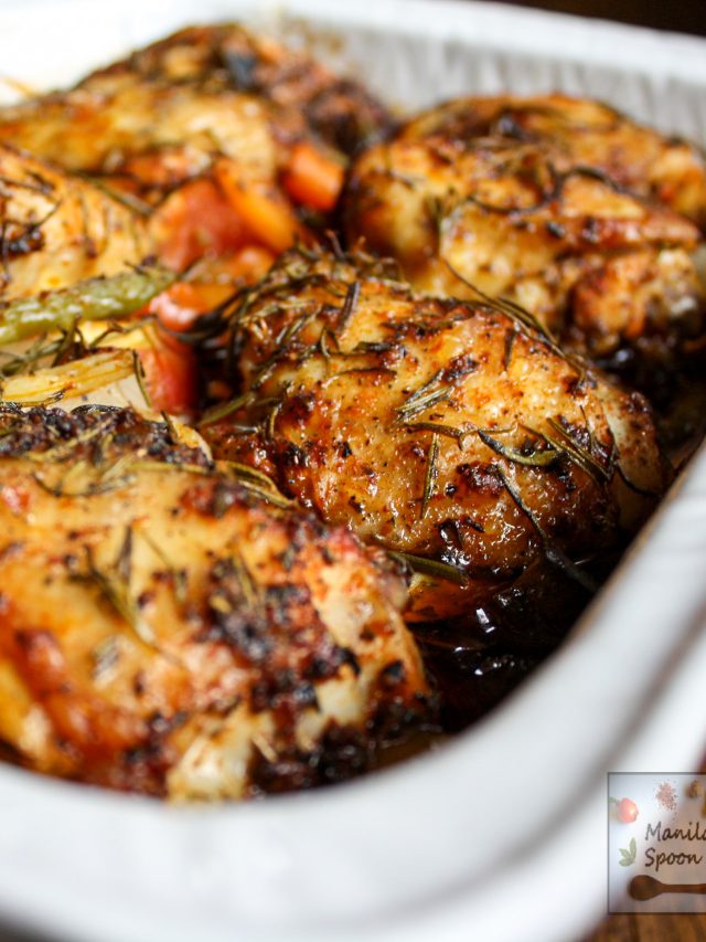 Rosemary Chicken with Courgettes Zucchini Story