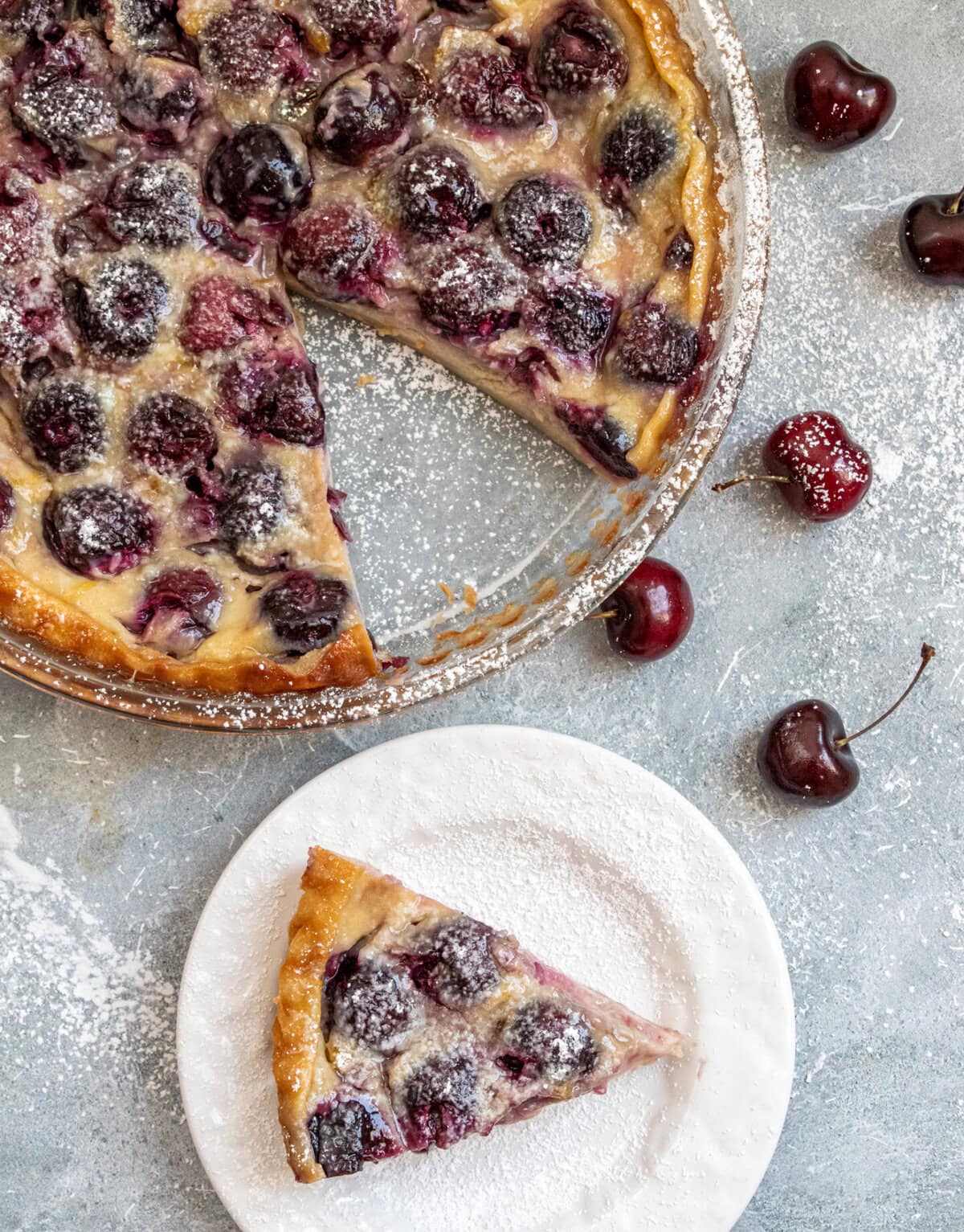 Baked Cherry Clafoutis