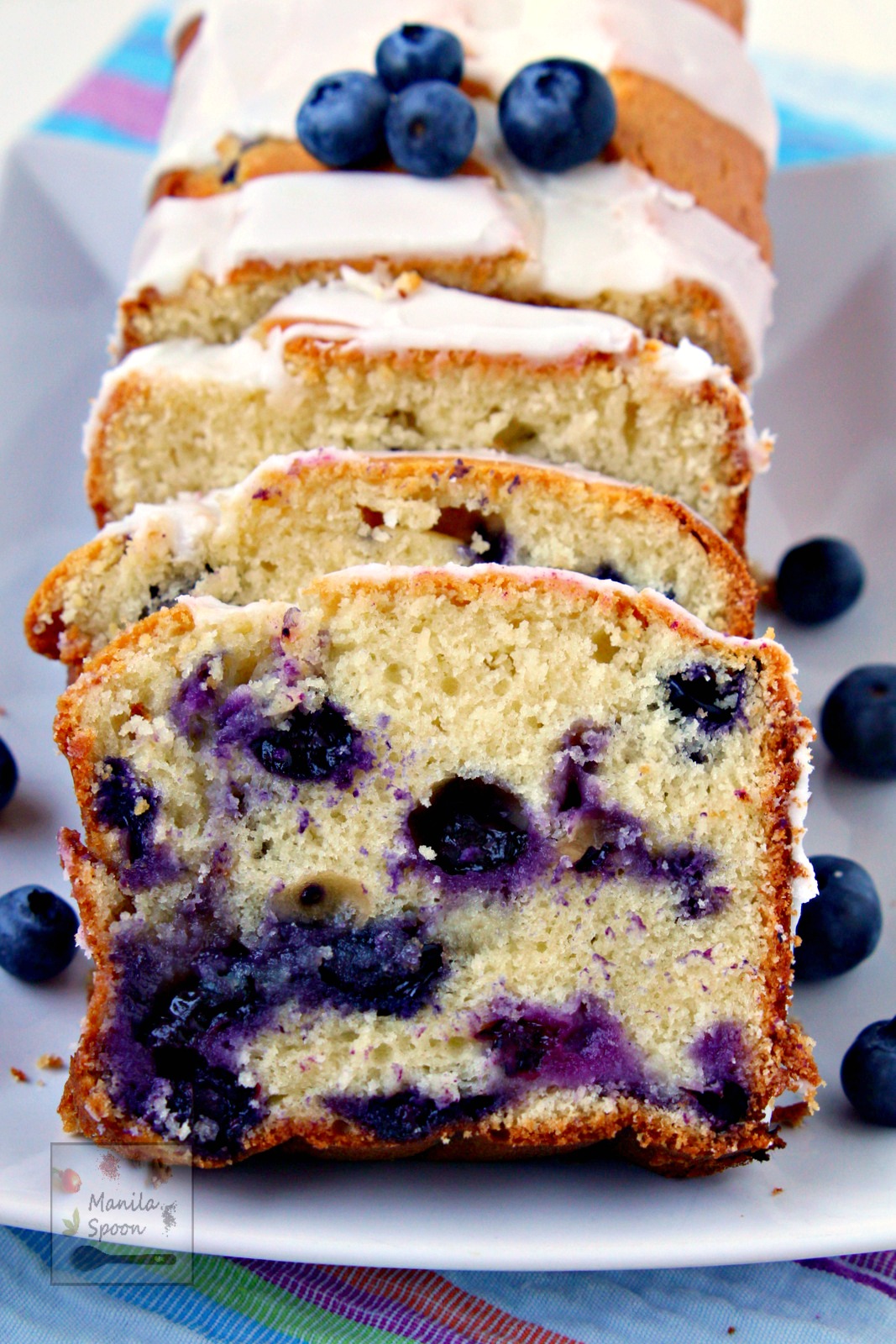 Blueberry Ricotta Pound Cake
