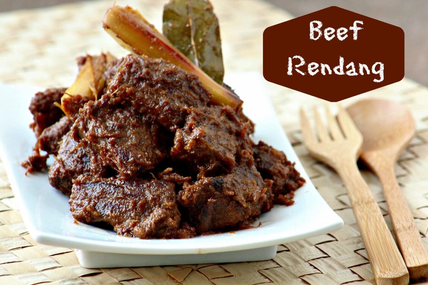 This classic Indonesian beef stew is slowly cooked in coconut milk and spices until the meat is melt-in-your-mouth tender, caramelized, and super-tasty! Seriously, the best beef curry ever – Beef Rendang.