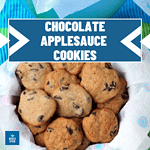 Chocolate and applesauce flavored cookies that are melt-in-your-mouth tender and delicious. Egg-free, flavorful, and light, you can't have just one of these yummy Chocolate Applesauce Cookies!