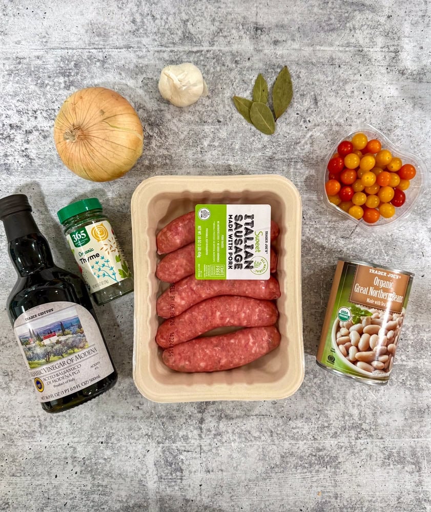Cassoulet Stew Ingredients