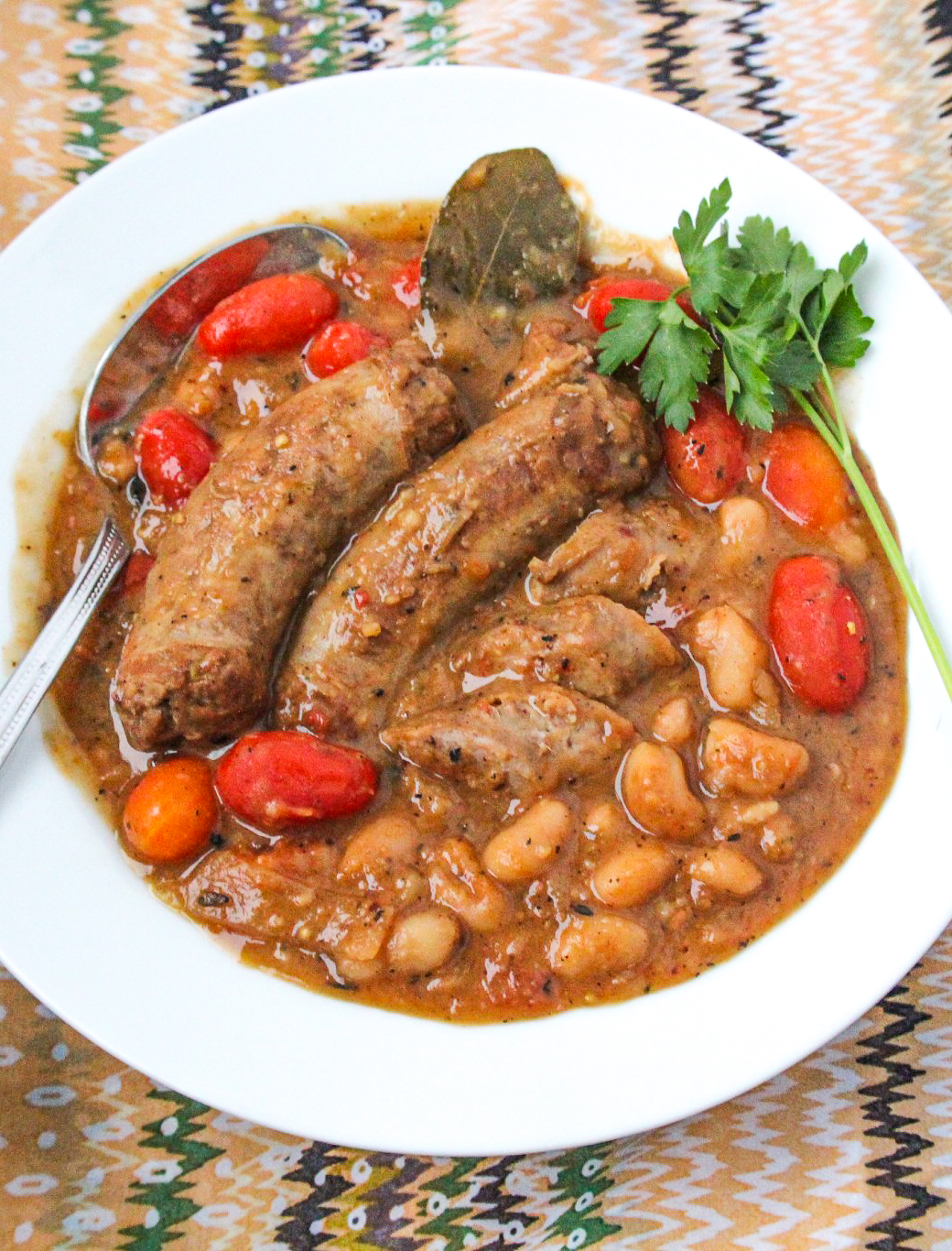 Italian Sausage and White Bean Cassoulet