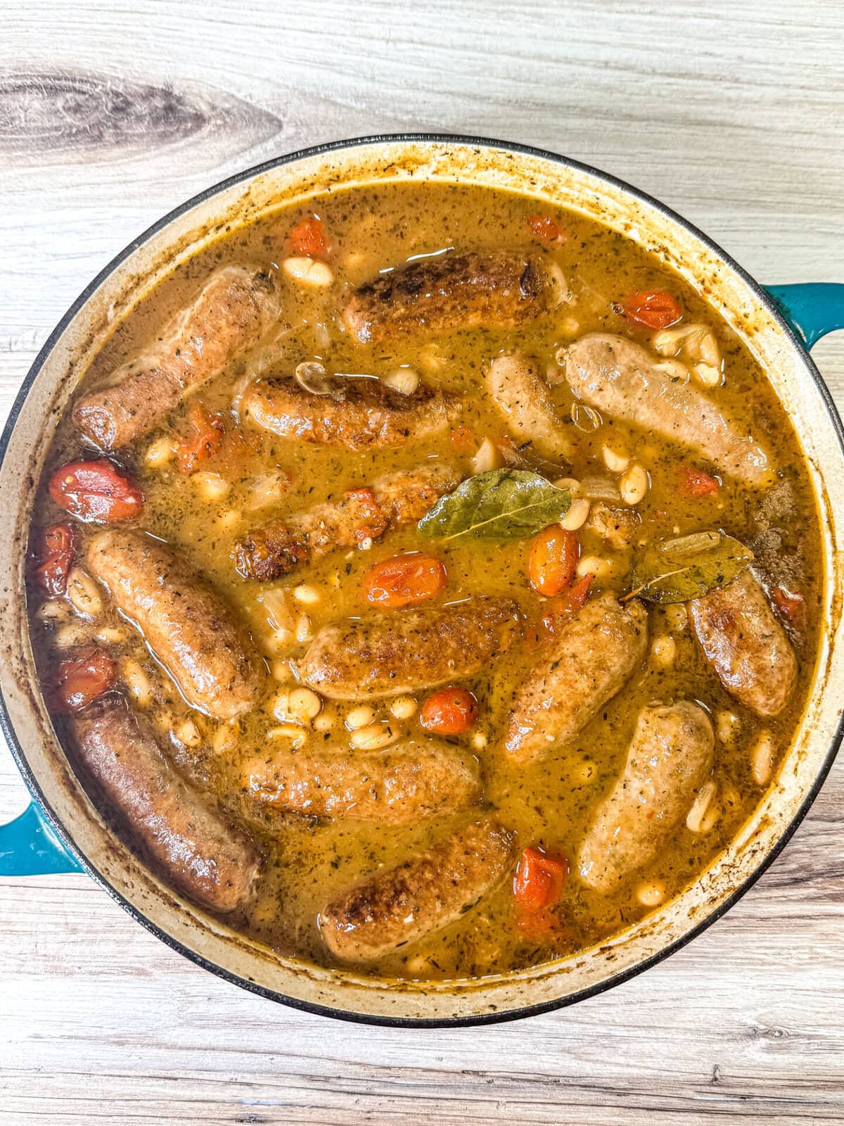 Italian Sausage White Bean Cassoulet