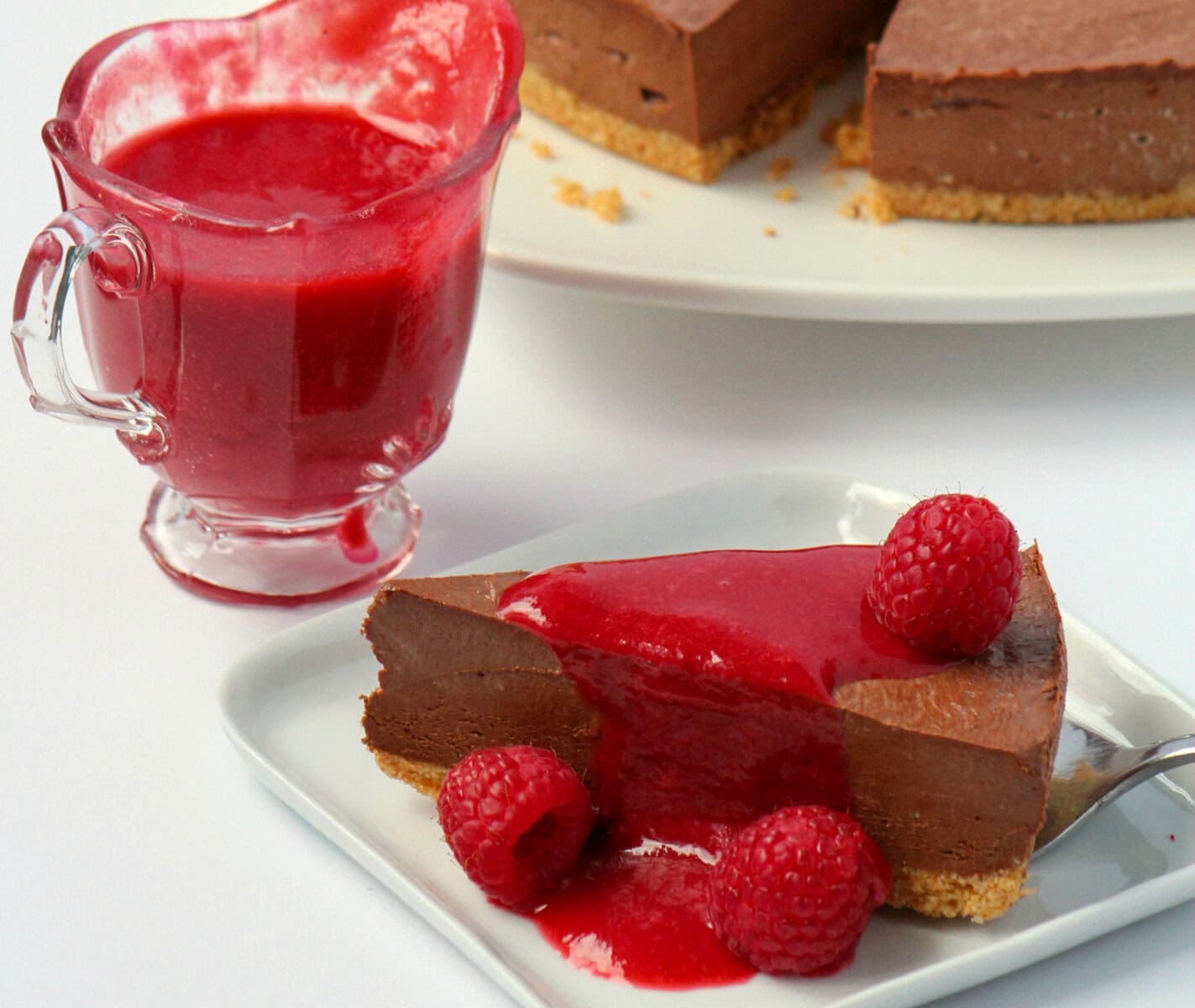 Easy 2-Ingredient Raspberry Coulis (or Sauce)