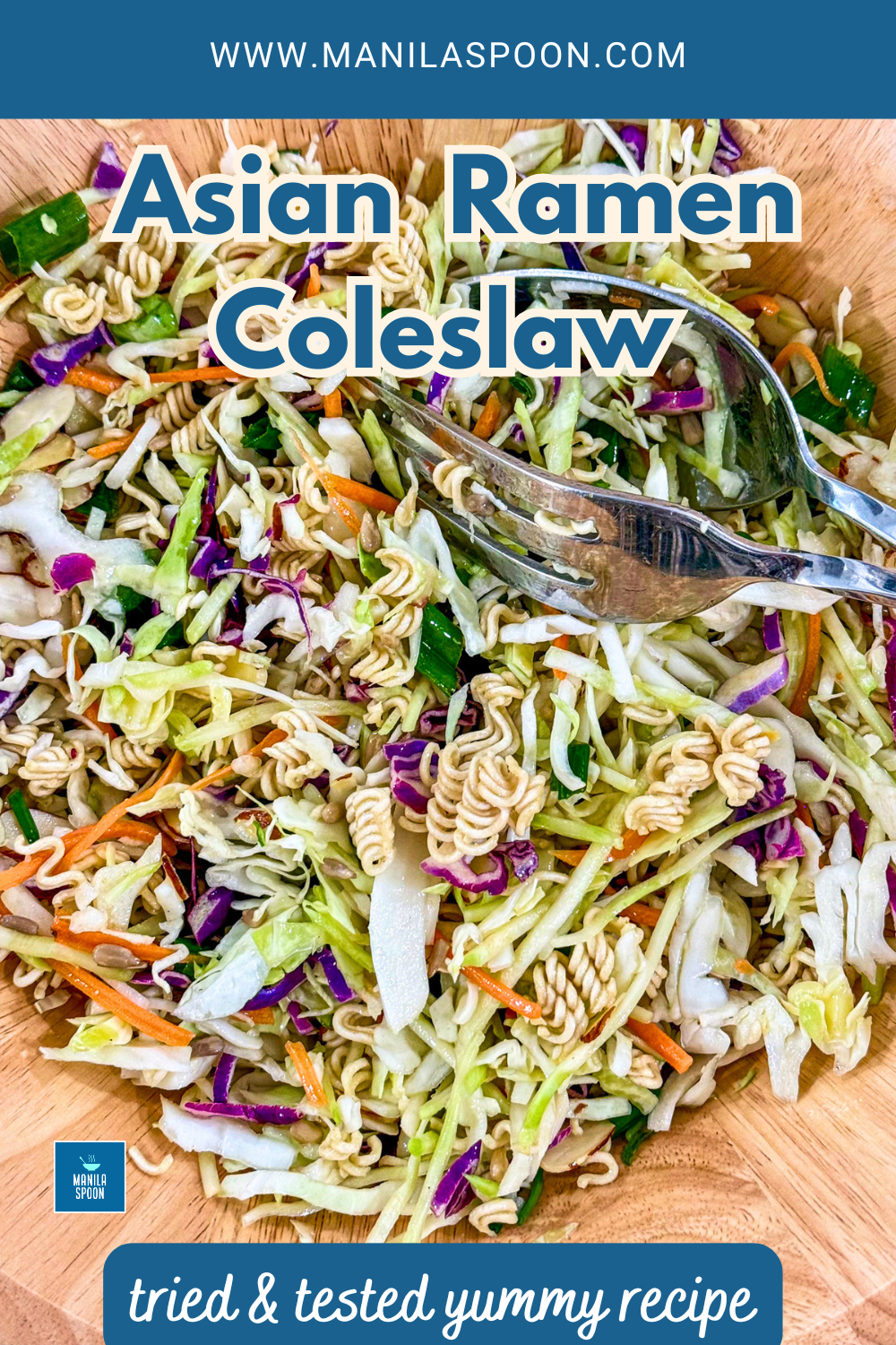Very easy and tasty salad to make - ramen noodles, almonds and sunflower seeds provide the crunch and the dressing is quite tasty. You can't go wrong with this Oriental (Asian) Coleslaw. Perfect for picnics and potlucks, or any gathering!