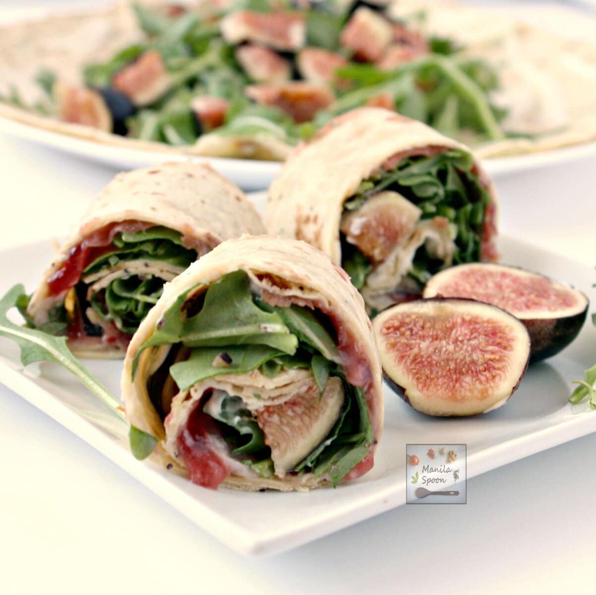 Fig, Prosciutto and Arugula Sandwich Wrap