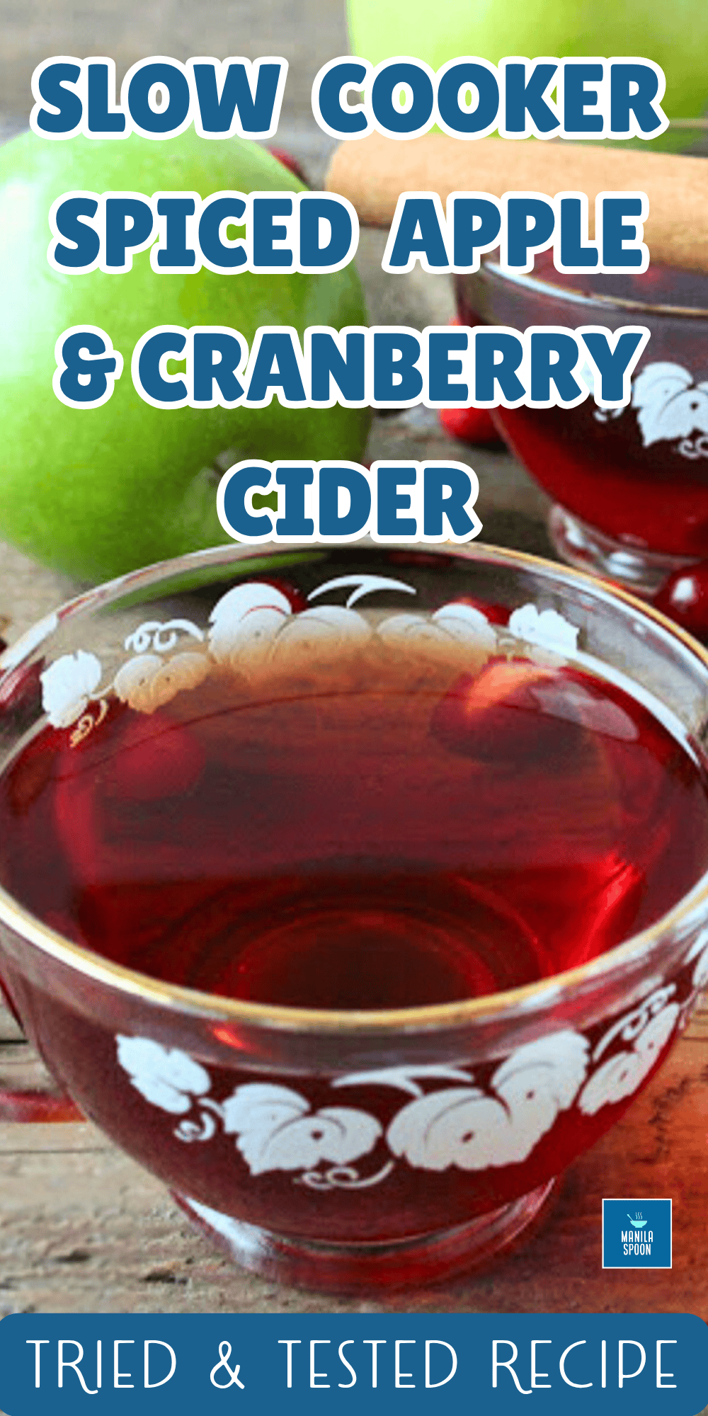 A deliciously spiced fruity cider with a mix of apple and cranberry juices and made in the slow cooker for ease and convenience. Family-friendly and party-perfect Slow Cooker Spiced Apple and Cranberry Cider! A deliciously spiced fruity cider with a mix of apple and cranberry juices and made in the crockpot for ease and convenience. Kid-friendly and party-perfect Slow Cooker Spiced Apple Cranberry Cider! Image pin.
