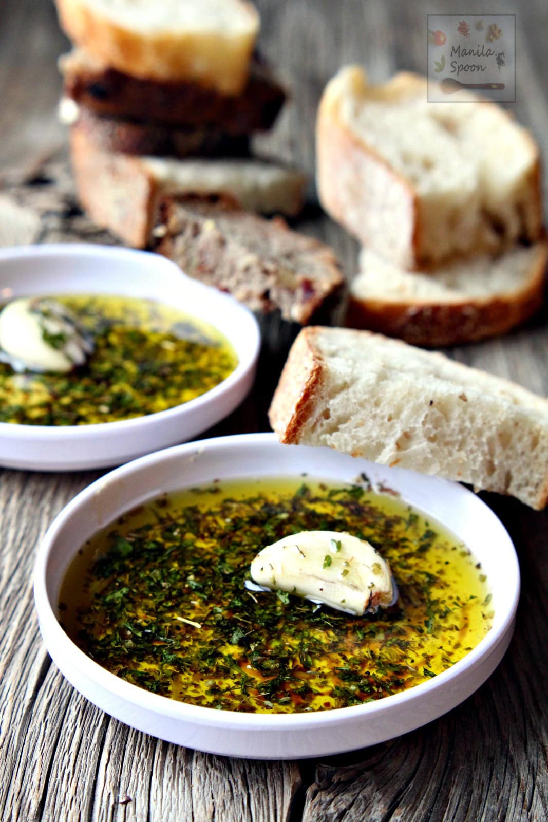 Italian Bread Dipping (Oil) Sauce - Manila Spoon