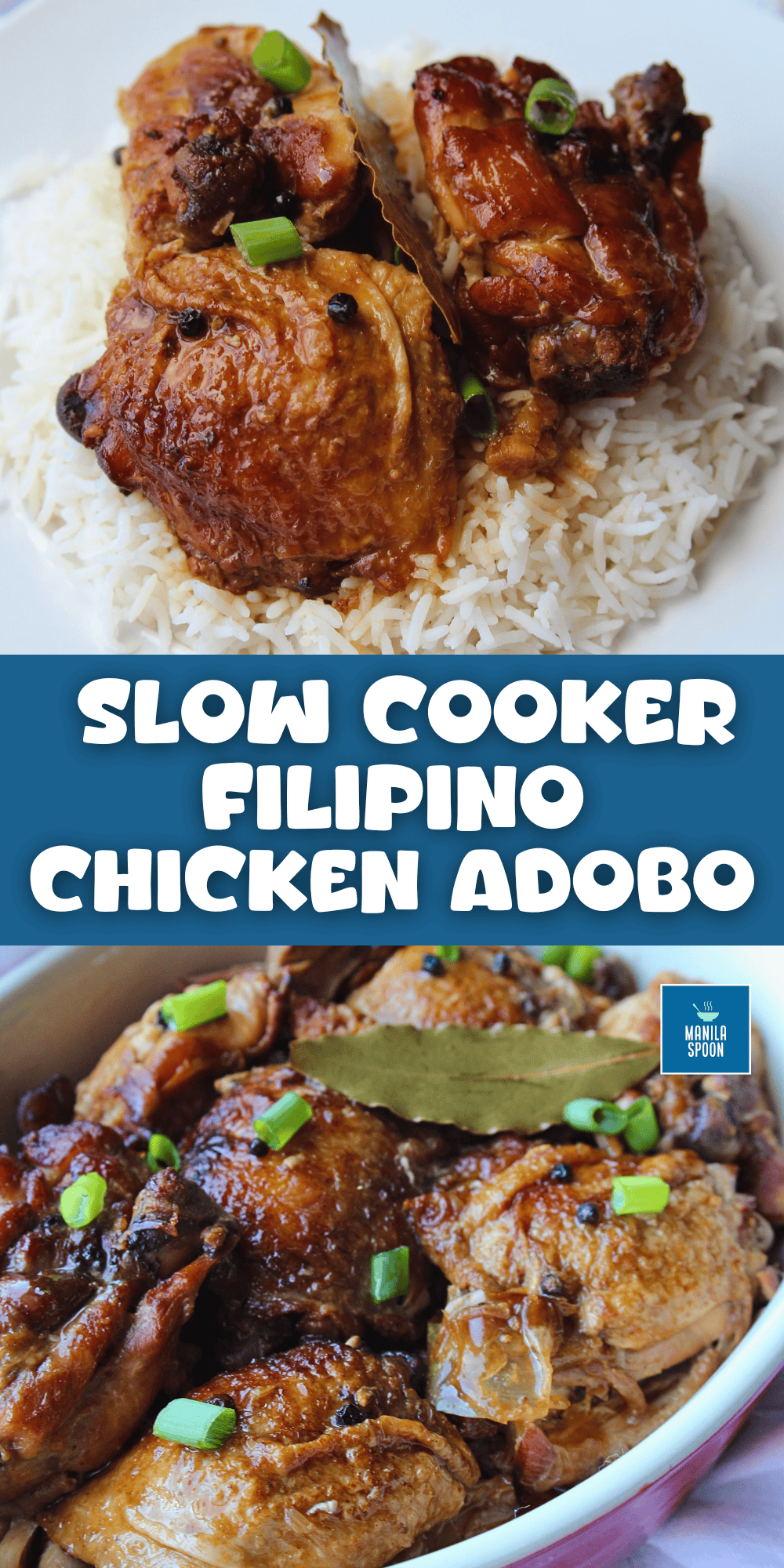  Slow Cooker Chicken Adobo Image Pin