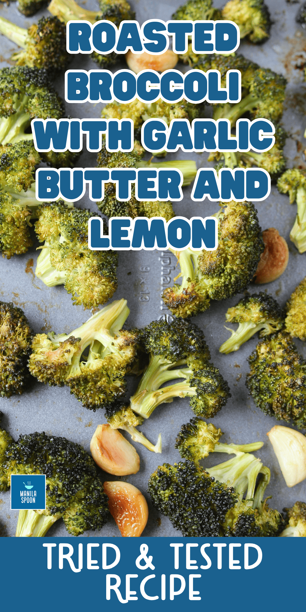 Roasted Broccoli with Garlic Butter and Lemon