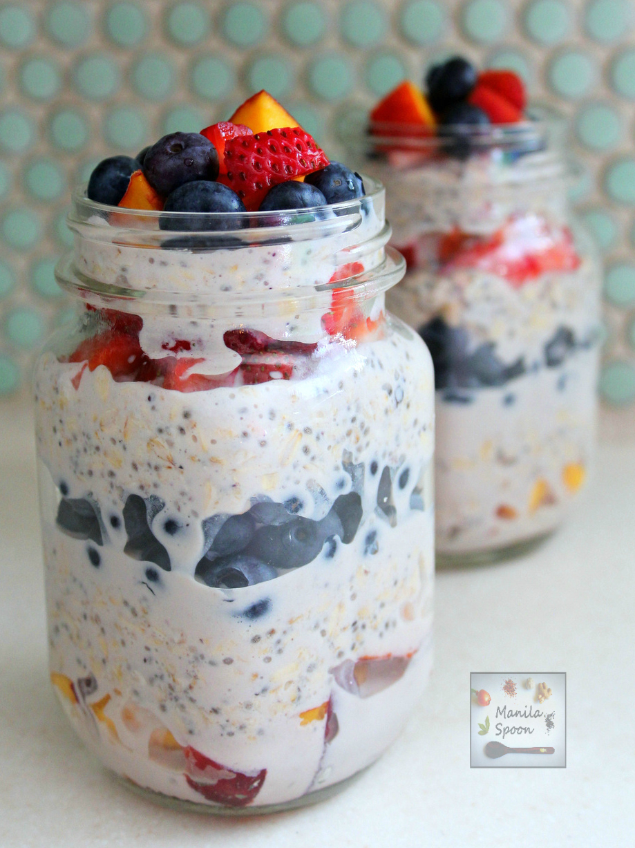 Layered Overnight Oats with Fruits