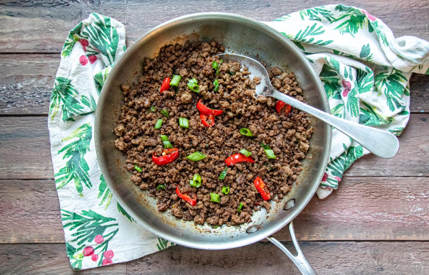 Easy Korean Ground Beef Stir-fry