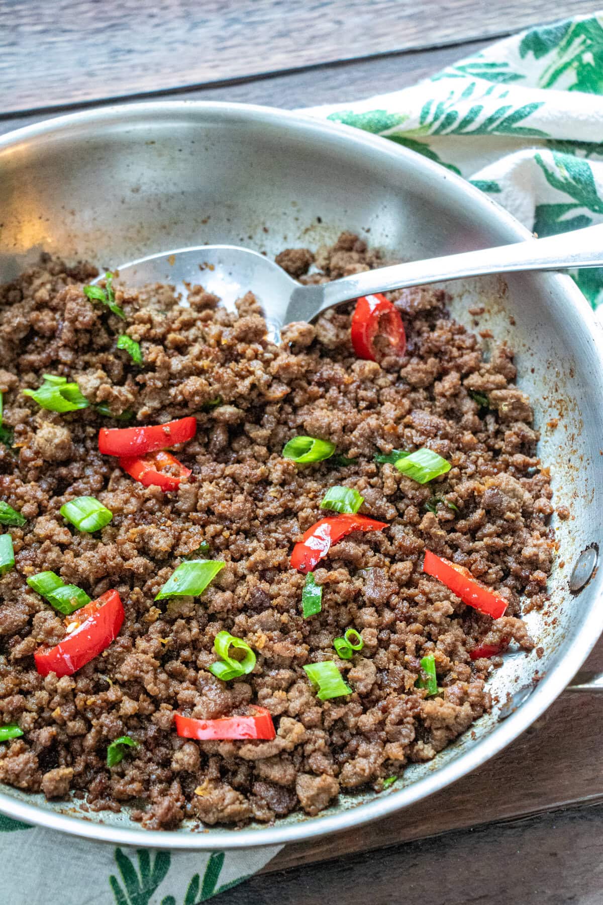 Easy Korean Ground Beef Stir-fry