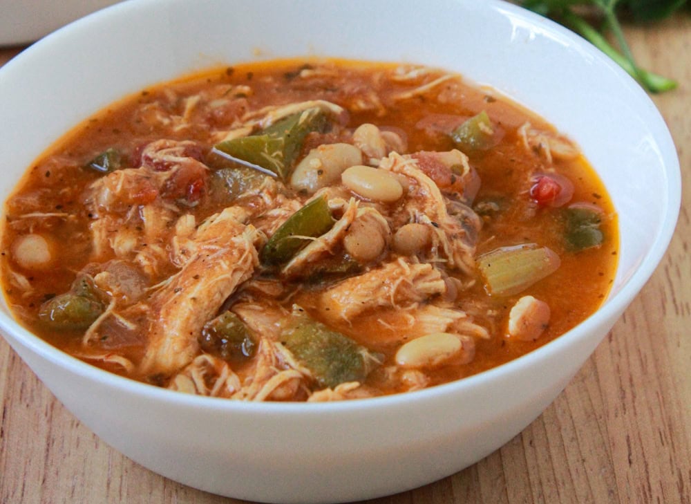 Slow Cooker Chicken (or Turkey) Chili