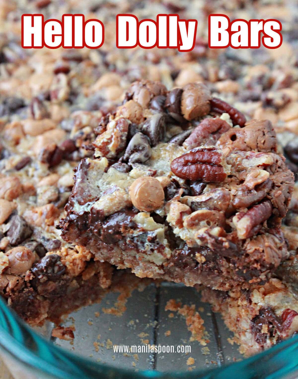 These cookie bars are truly so delicious and super easy to make!! With layers of graham crackers, coconut, pecans, butterscotch and choco chips - your tastebuds are in for a yummy treat!