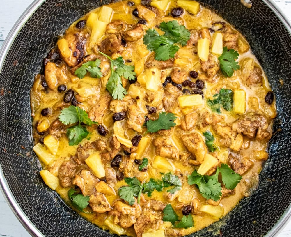 Pineapple Cinnamon Chicken Curry