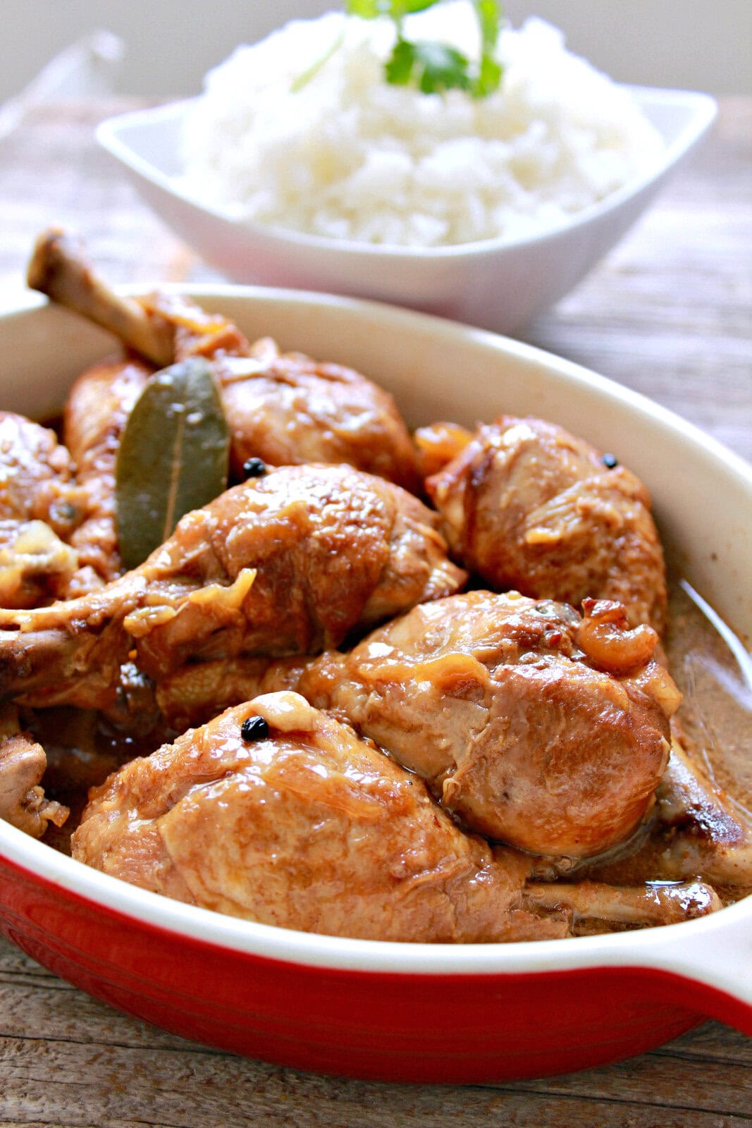 Craving bold, comforting flavors? This Instant Pot Filipino Chicken Adobo is your answer! Tender, juicy chicken simmered in a rich, tangy-salty sauce made with vinegar, soy sauce, garlic, and peppercorns—ready in no time thanks to the pressure cooker! So easy, so good, so classic.