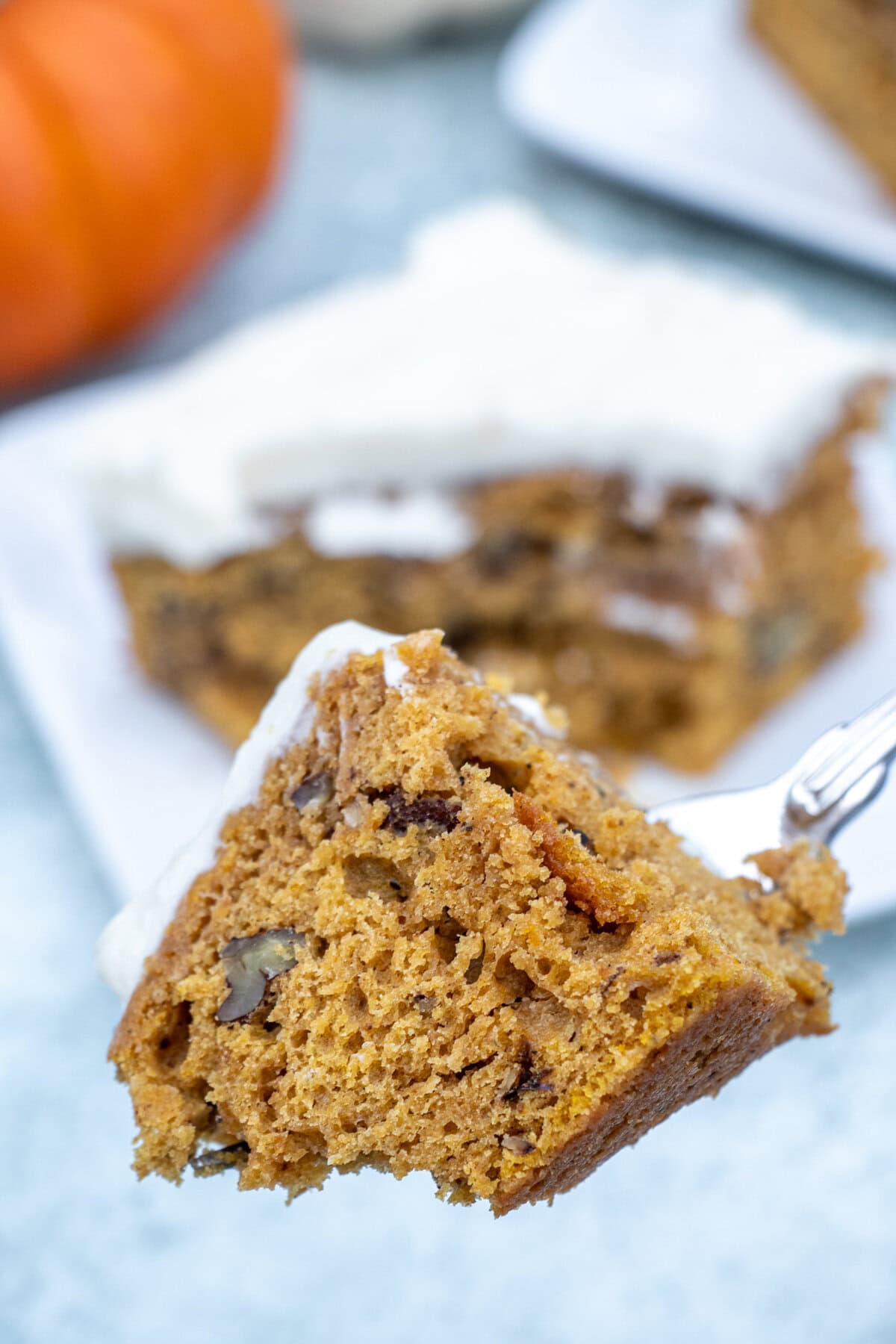 Champion Pumpkin Cake with Cream Cheese Frosting