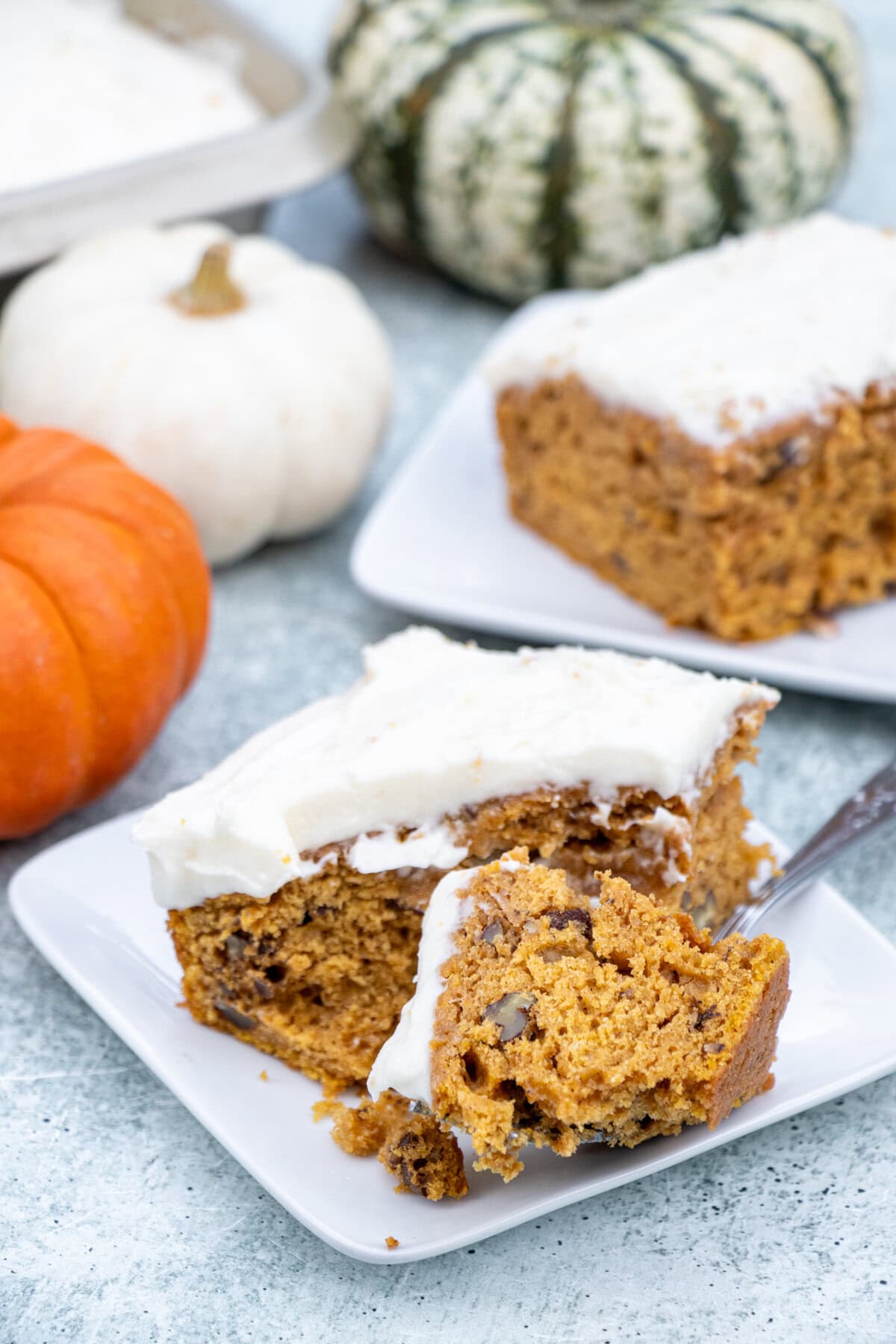 Champion Pumpkin Cake with Cream Cheese Frosting