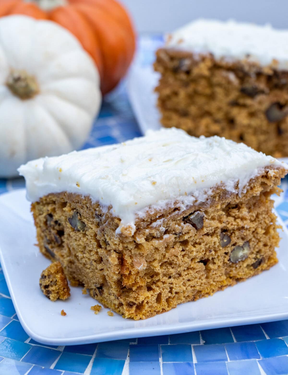 Champion Pumpkin Cake with Cream Cheese Frosting
