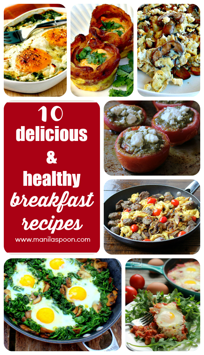 10 delicious and healthy breakfast or brunch recipes to help you start the year right! Completely low-carb, gluten-free and keto-friendly!