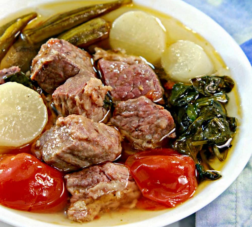 Slow Cooker Sinigang na Corned Beef (Corned Beef in Sour Soup)