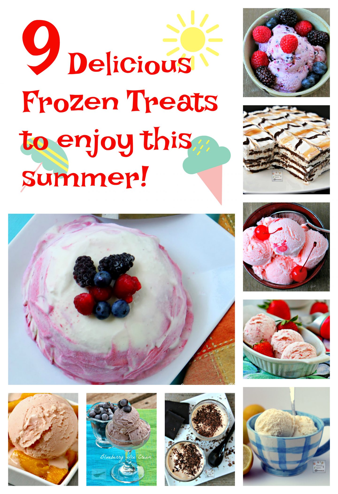 9 Frozen Treats to Enjoy this Summer!