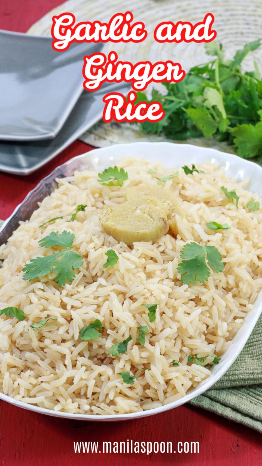 Garlic and Ginger Rice Manila Spoon