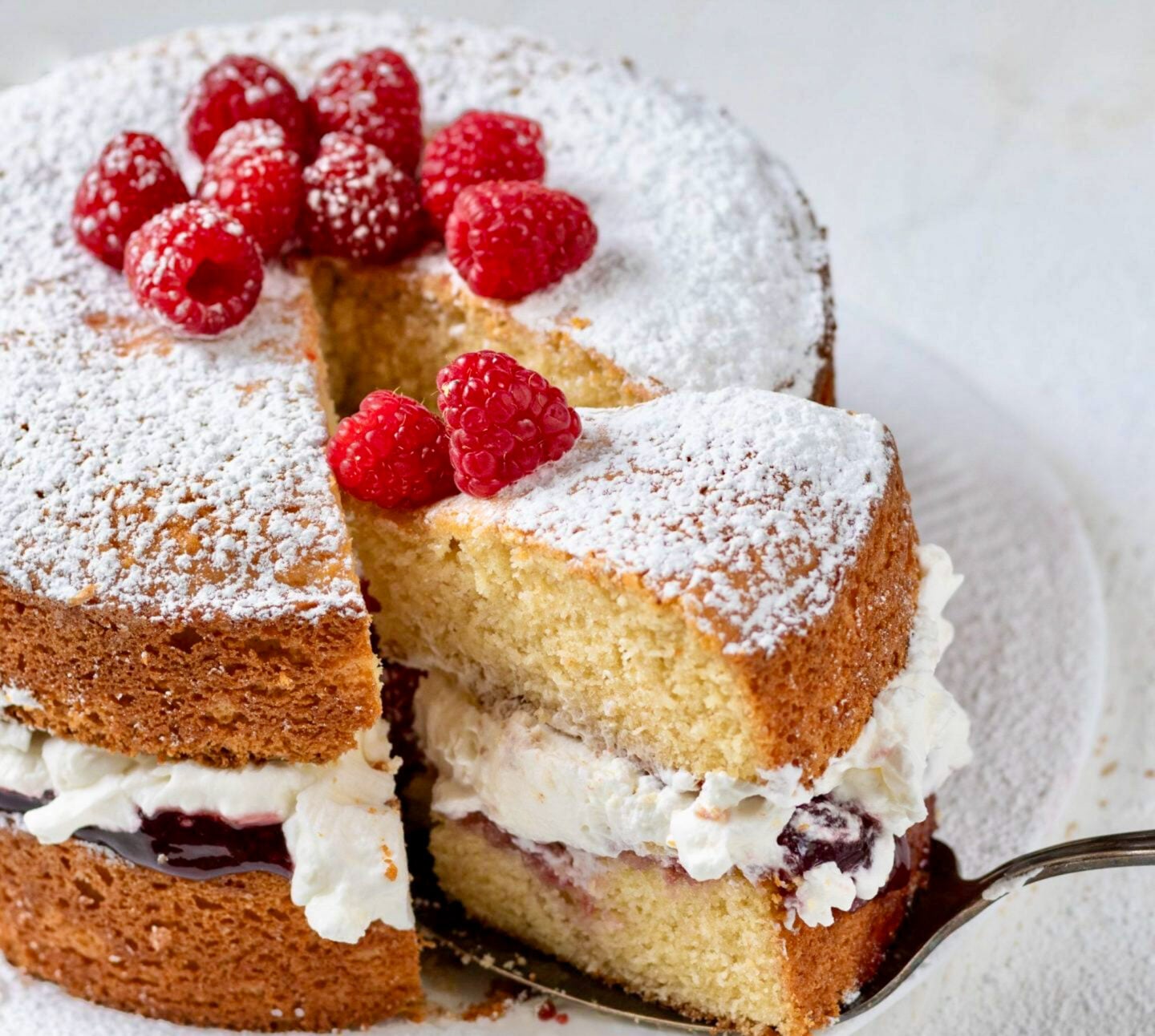 Victoria Sandwich Sponge Cake