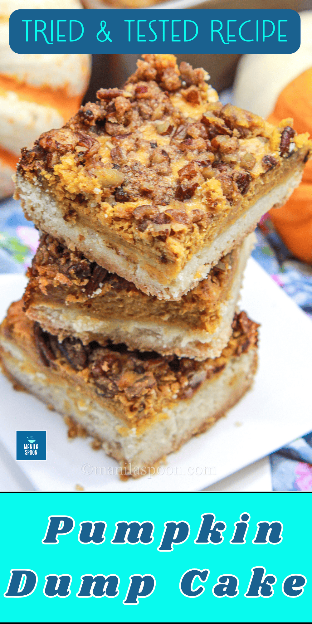Pumpkin Dump Cake Image pin