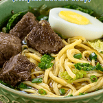 Rich, comforting, and full of flavor, this Beef Pares Mami (Filipino Noodle Soup) features tender beef simmered in a spiced, savory broth served over egg noodles. Often called the Filipino version of pho, this hearty soup is perfect for cozy family meals or chilly days!