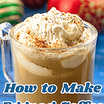 For a delicious holiday-inspired coffee drink, make this super easy and very tasty Eggnog Coffee. Enjoy on its own or top with whipped cream and sprinkle with cinnamon or nutmeg for that extra festive touch and yumminess!
