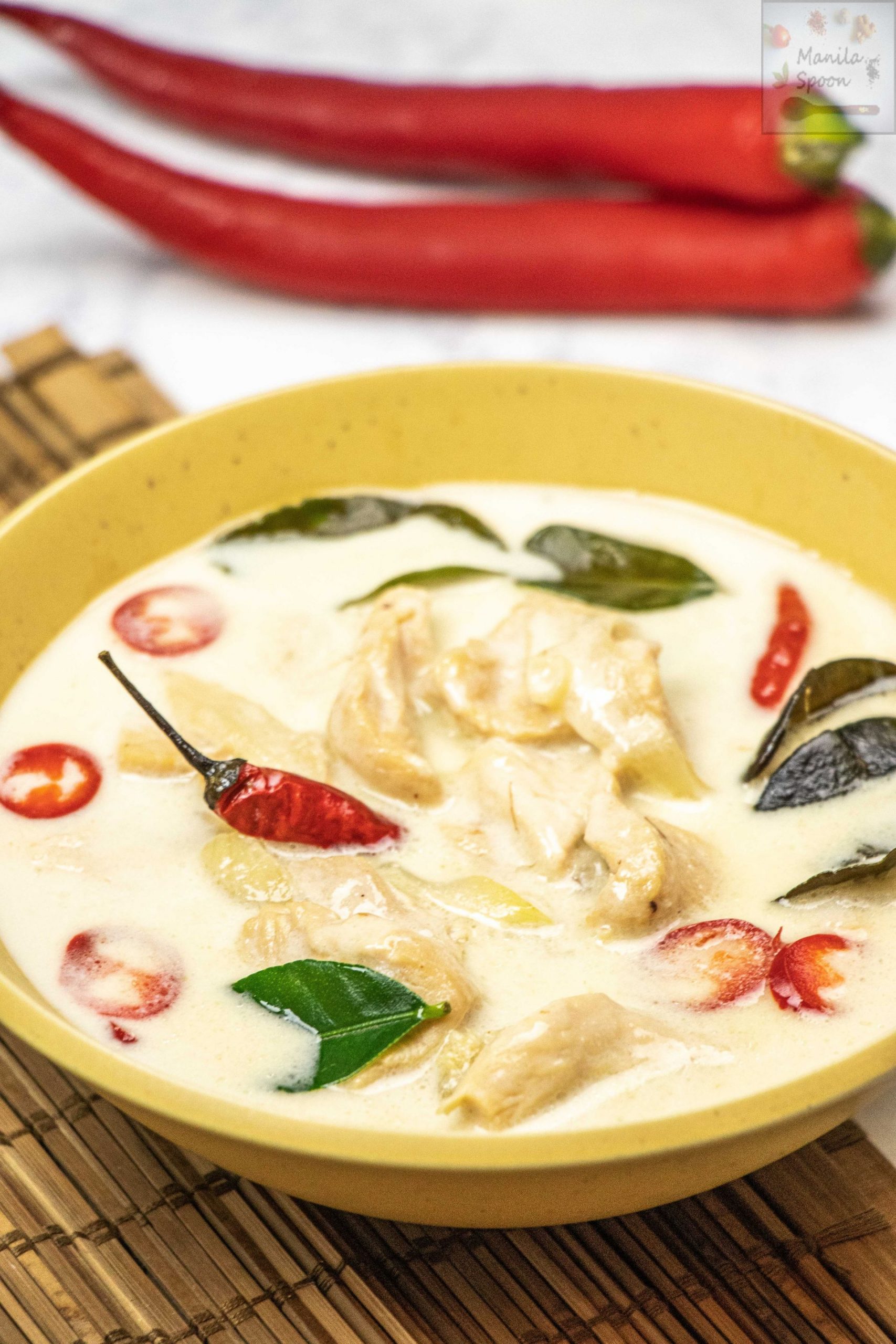 Best Thai Coconut Chicken Soup (Tom Kha Kai or Gai) - Manila Spoon