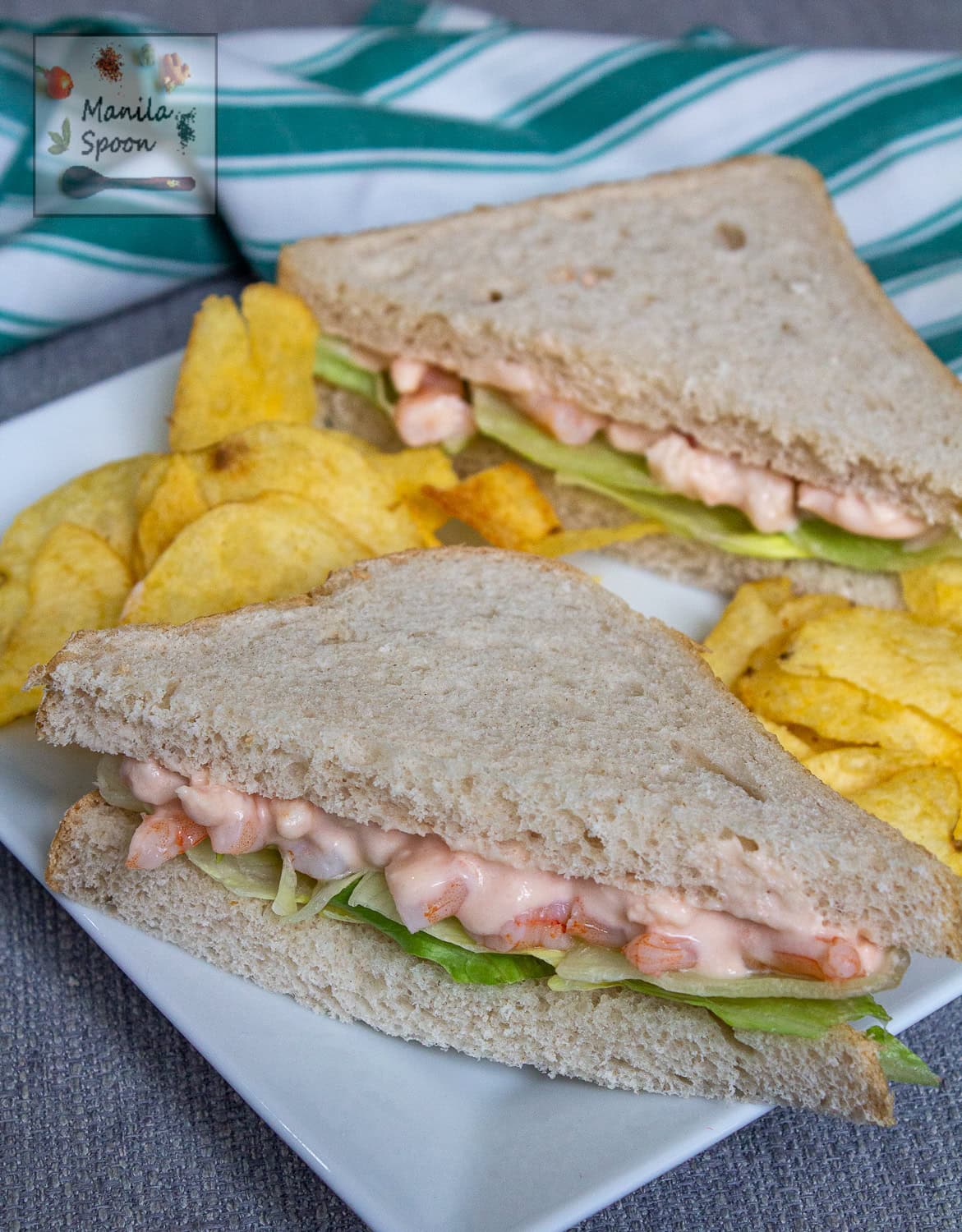 How to Make Yummy Prawn or Shrimp Mayonnaise Sandwich Manila Spoon