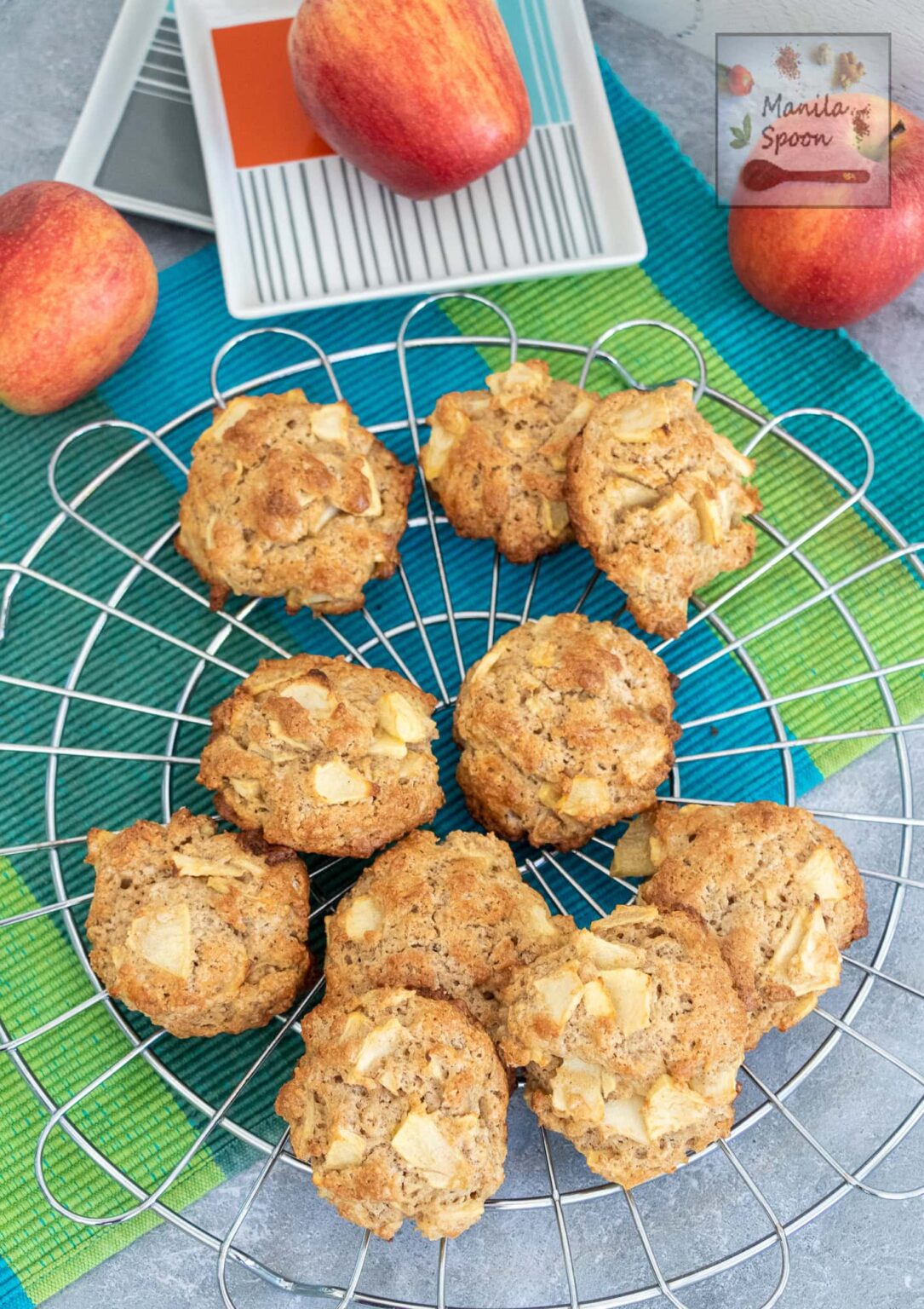 Scone Style Rocks Apple Scones (Rock Cakes) - Manila Spoon