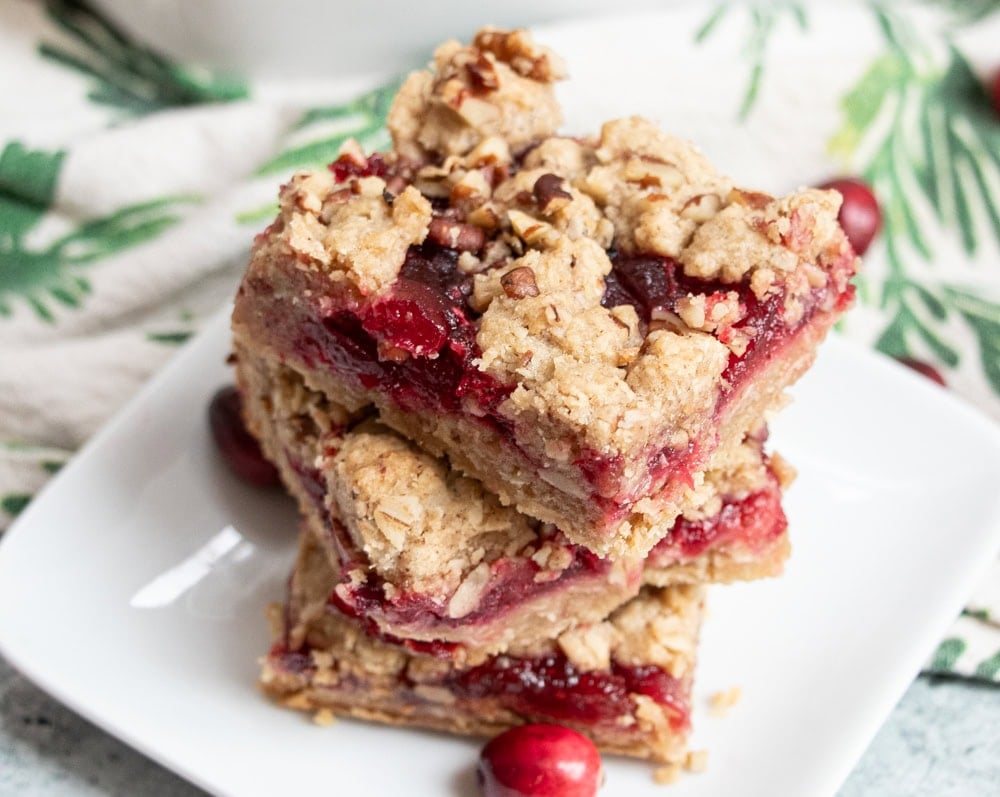 Cranberry Oat Bars