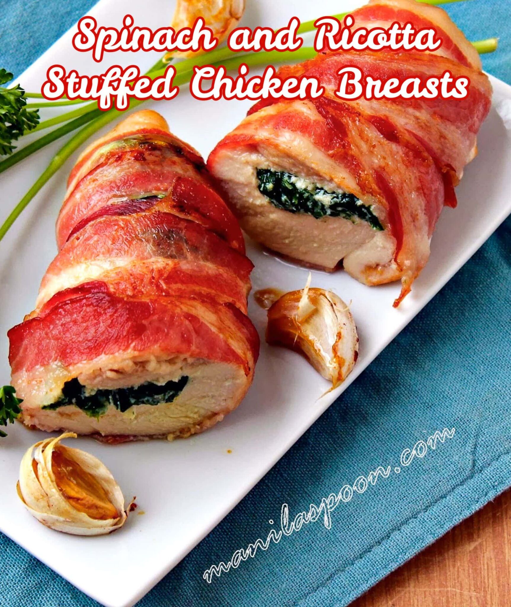 Spinach and Ricotta Stuffed Chicken Breasts Manila Spoon