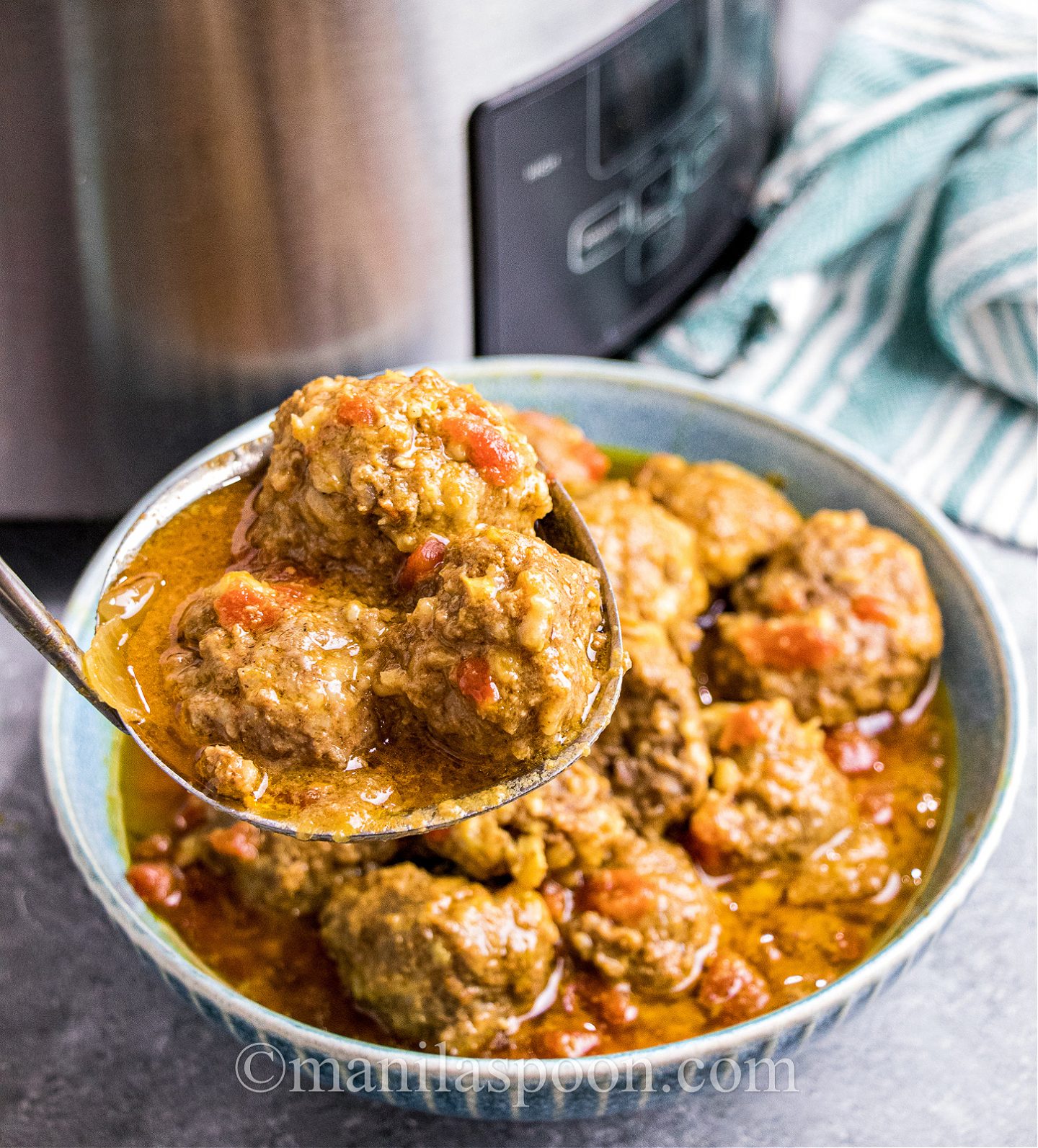 Slow Cooker Coconut Curry Meatballs