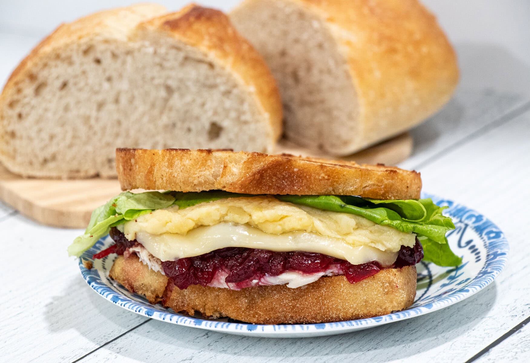 Turkey, Brie & Cranberry Grilled Sandwich (Thanksgiving Sandwich)