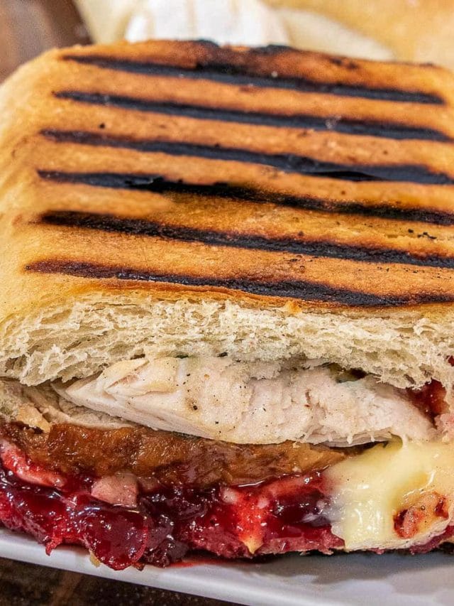 Turkey, Brie and Cranberry Grilled Sandwich Story
