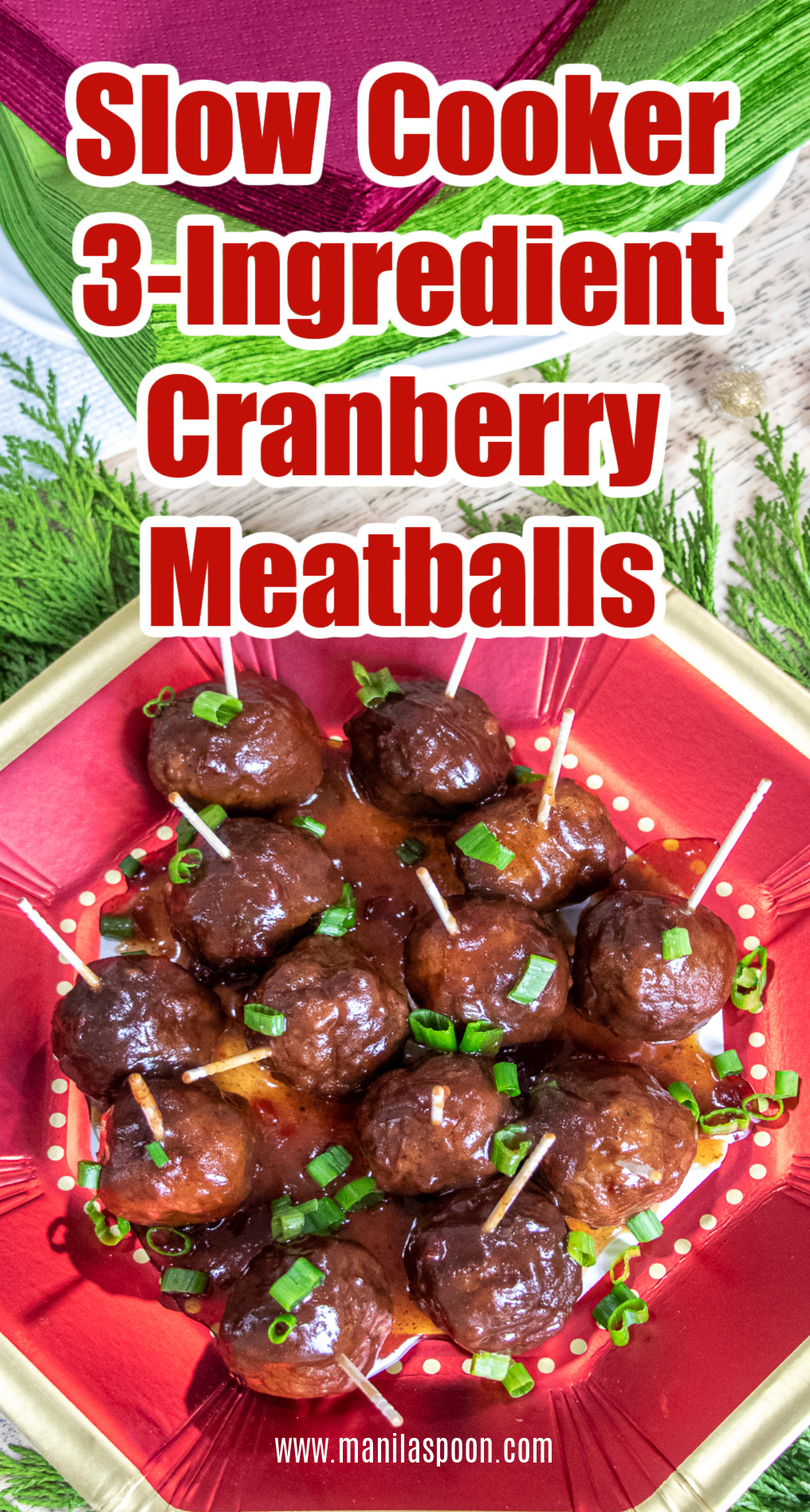 Slow Cooker 3-Ingredient Party Meatballs - 365 Days of Slow Cooking and  Pressure Cooking