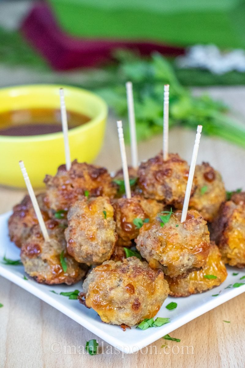 Easy Cheesy Sausage Balls Manila Spoon
