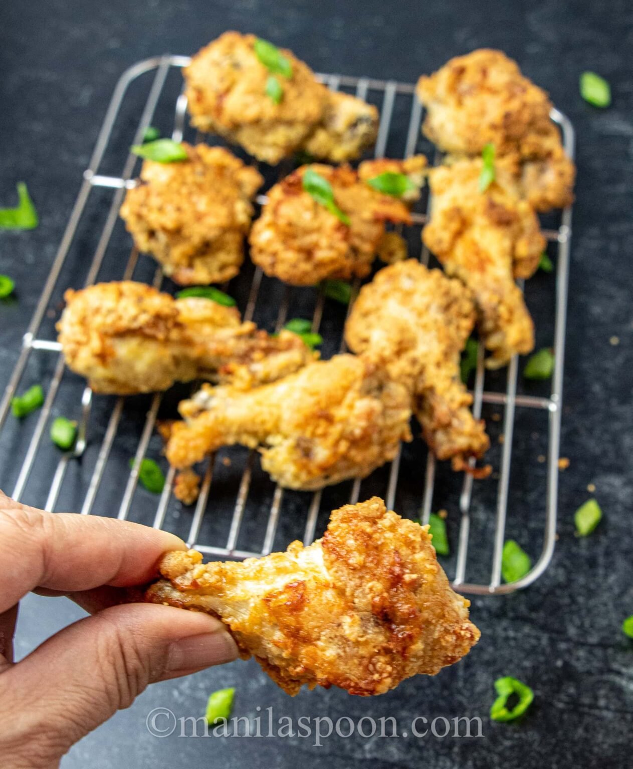 Easy Air Fryer Garlic Parmesan Chicken Wings Manila Spoon
