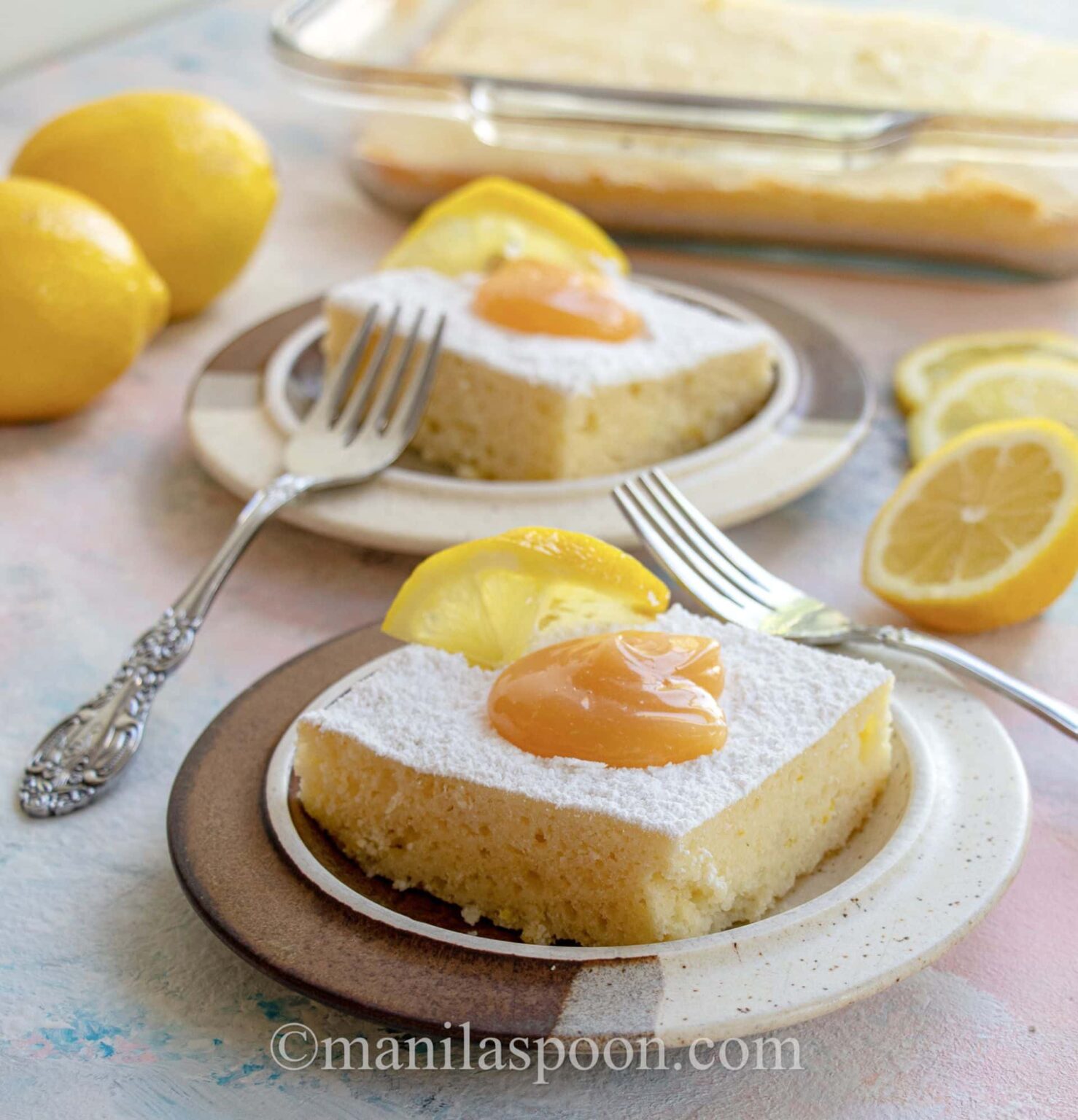 Easy GlutenFree Lemon Snack Cake Manila Spoon