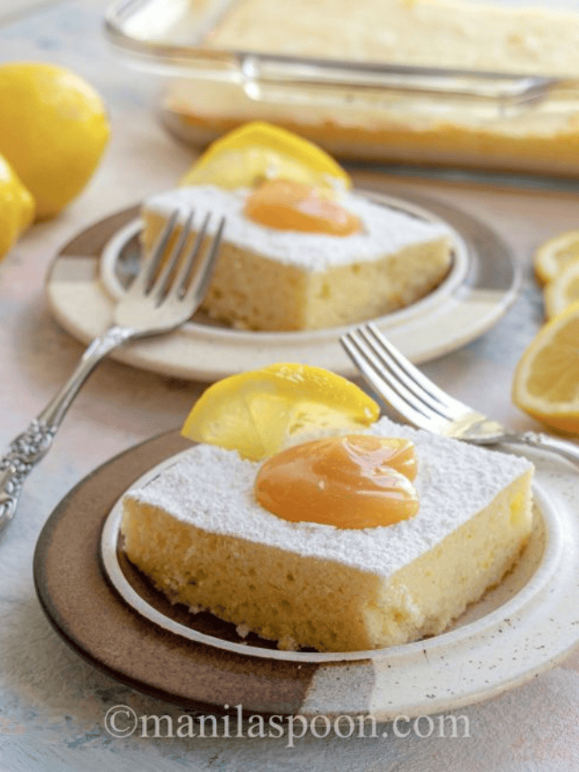 Easy Gluten-Free Lemon Snack Cake Story