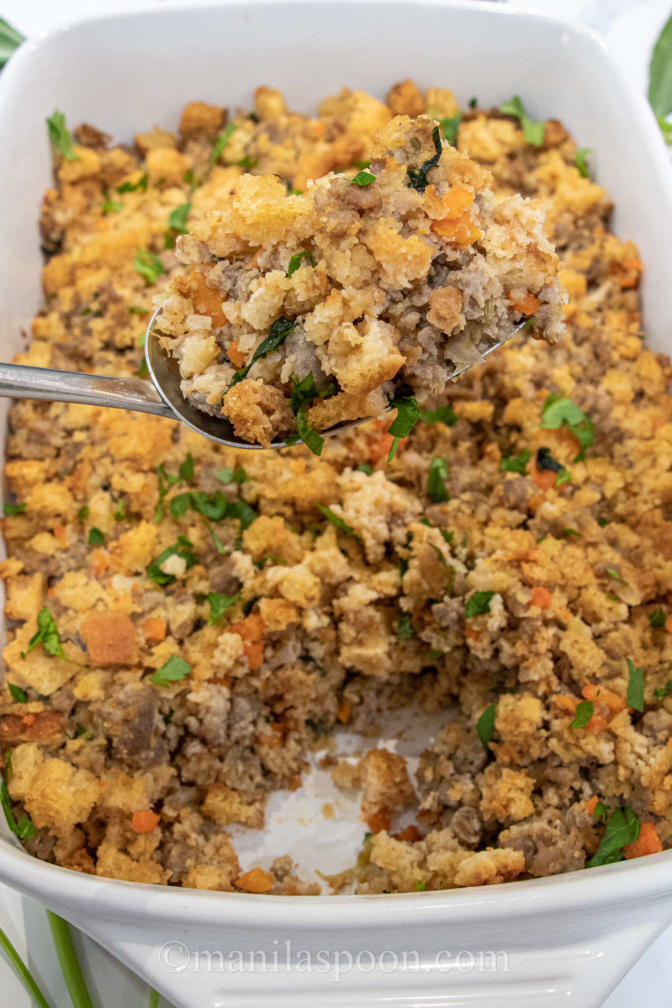 Easy Sausage and Herb Stuffing