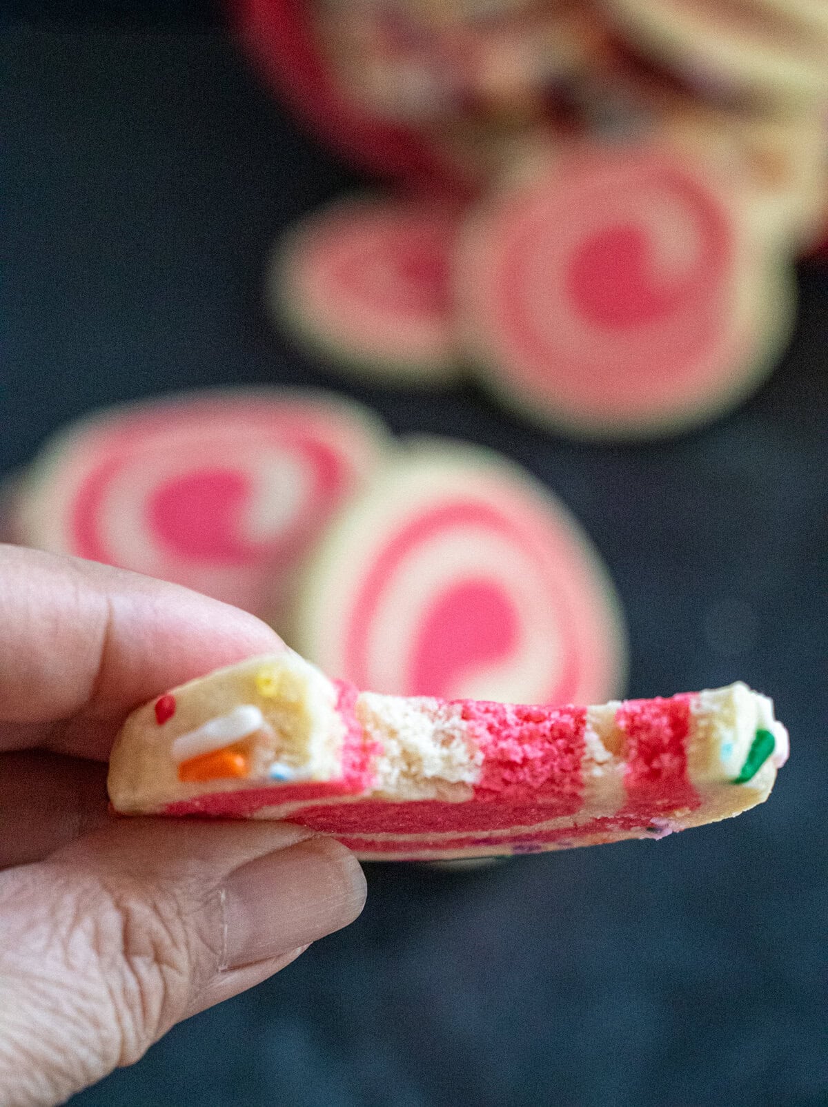 With a delightful blend of buttery deliciousness and vibrant colors, and enhanced by the addition of either almond or peppermint flavors to make it even more delectable, our Holiday Pinwheel Cookies truly stand out! Elevate your holiday baking with this visually stunning treat that's not only easy to make but also perfect for sharing the magic of the season. Step-by-step photo instructions are included with the recipe.